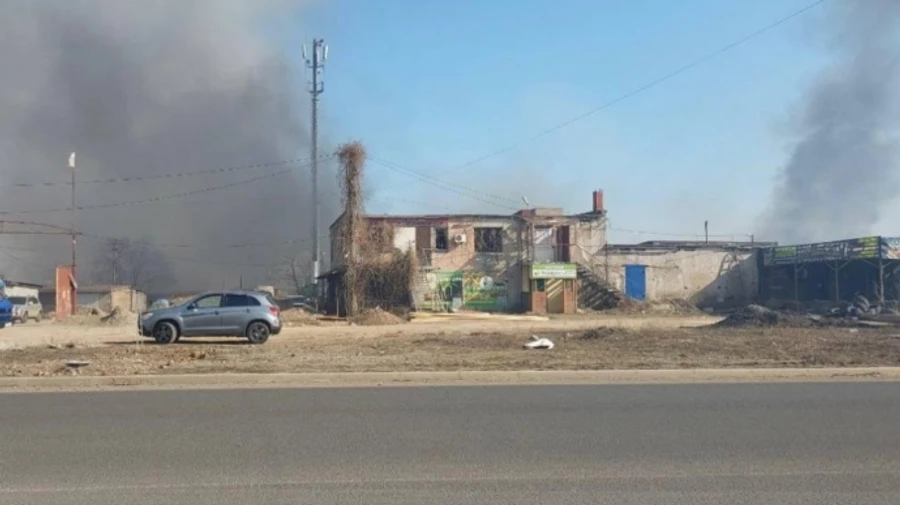 В Мариуполе подожгли базу оккупантов из БК - горсовет