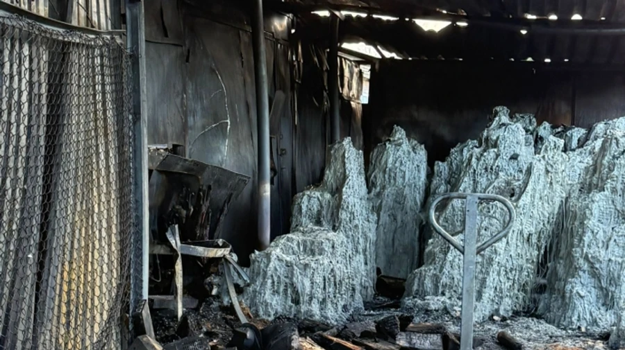 Russian drone attack destroys Lithuanian humanitarian aid warehouse in Kyiv