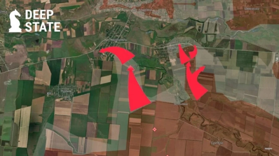 Russians storm Kostiantynopil and Ulakly in Donetsk Oblast, reports DeepState