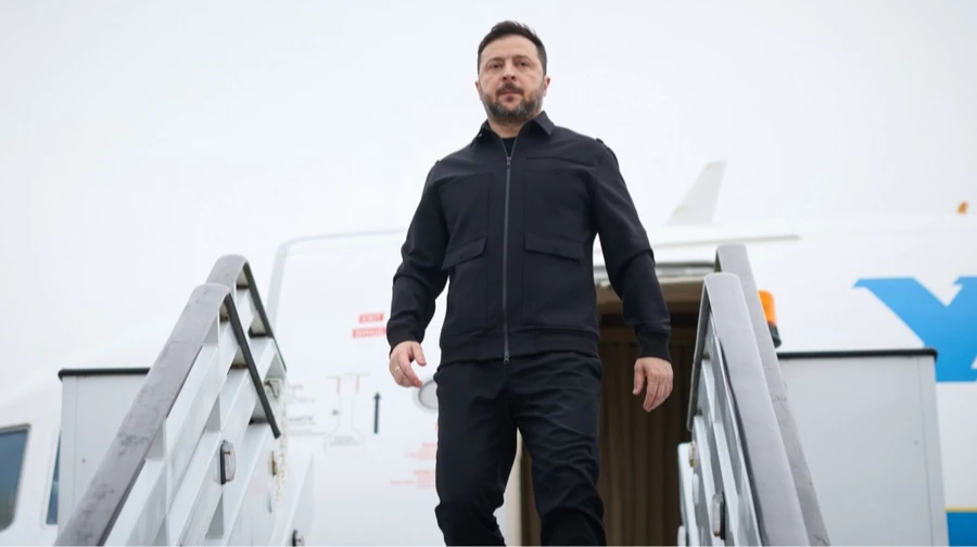 Зеленський прибув до Німеччини, де зустрінеться Мерцом