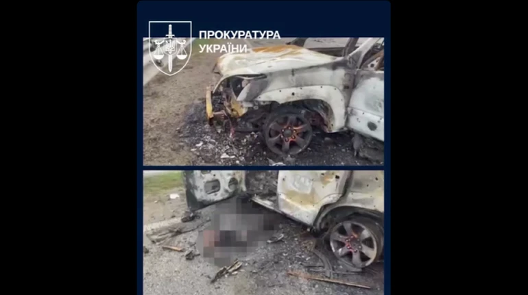 Мужичок хрипів, я його з автомата влупив, машину підпалив: ОГП оприлюднив докази воєнного злочину РФ у Бучі