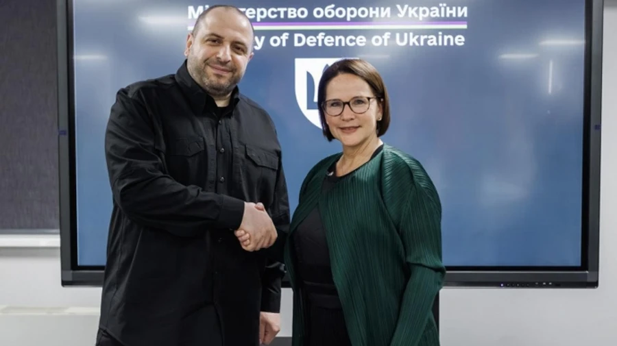 Ukrainian defence minister discusses drones and air defence with Luxembourg counterpart