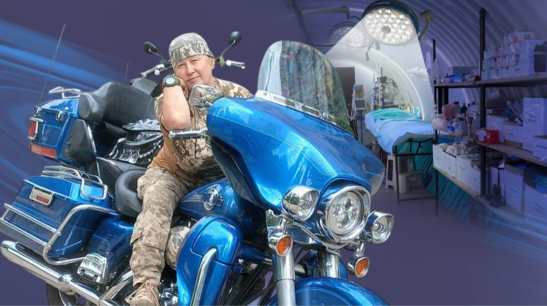 How motorcycling medic Zoia Kovalets, 55, saves fighters' lives on the front line