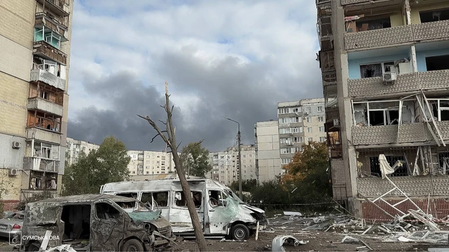 У Сумах через ранкові атаки РФ загинув чоловік, 16 постраждали, серед них немовля