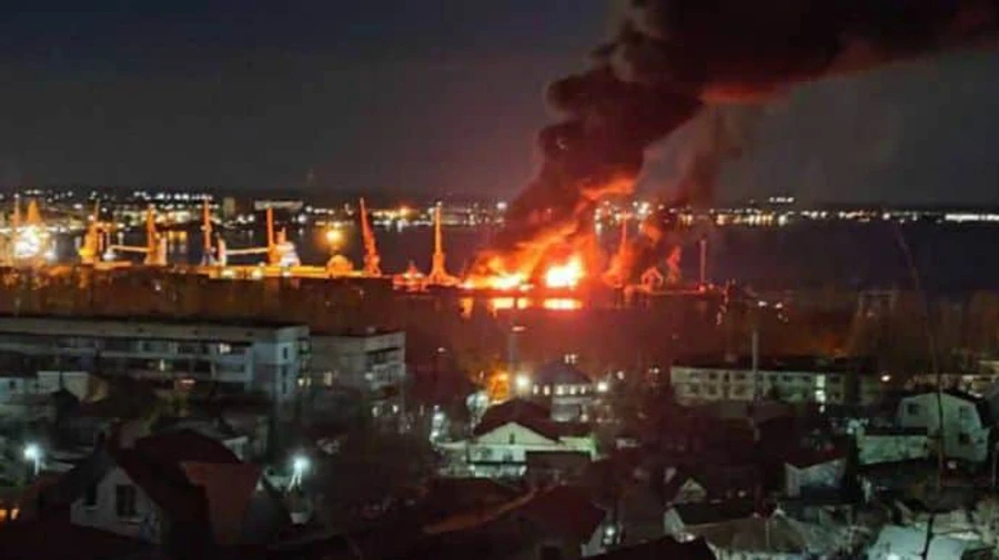 74 sailors were killed and 27 wounded on destroyed Novocherkassk ship