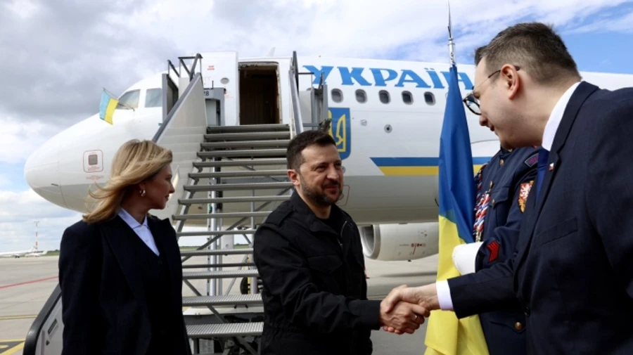 Зеленський прибув до Чехії
