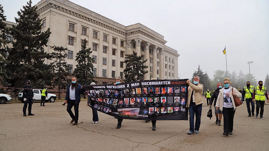 Роковини трагедії в Одесі: на Куликовому полі затримали трьох людей