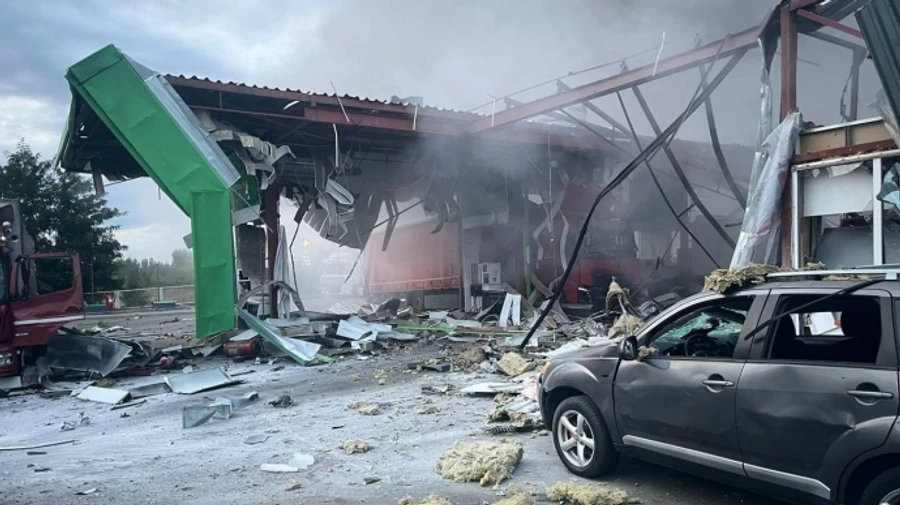 Russian forces strike petrol station in Poltava district: 4 injured – photos