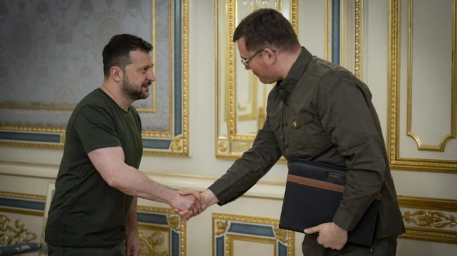 New Lithuanian defence minister arrives in Ukraine, meets with Zelenskyy