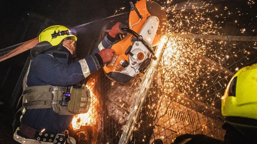 Two injured, fires break out at businesses in Dnipropetrovsk Oblast after Russian attack