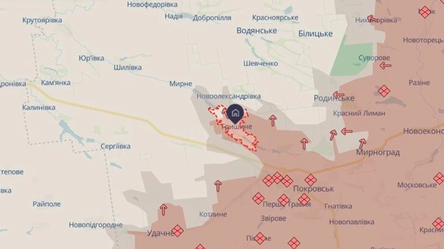 7-й корпус ДШВ: Россияне пытаются закрепиться в центре и на севере Гришиного в Донецкой области