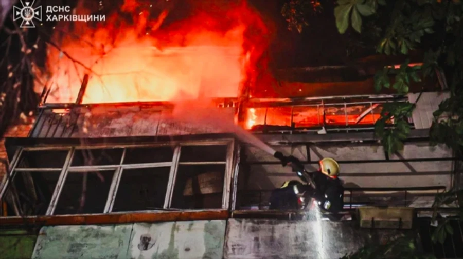 Amid dust, smoke and pain: Kharkiv man sings Ukrainian national anthem under rubble – video