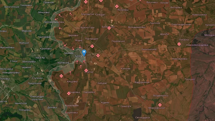 Fierce battles in south and north of Bakhmut, Russia advances on Avdiivka and Marinka: General Staff report