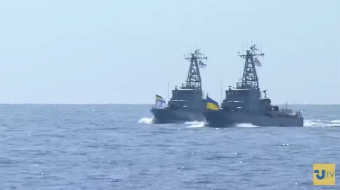 В Одессе проходит военно-морской парад ко Дню Независимости Украины