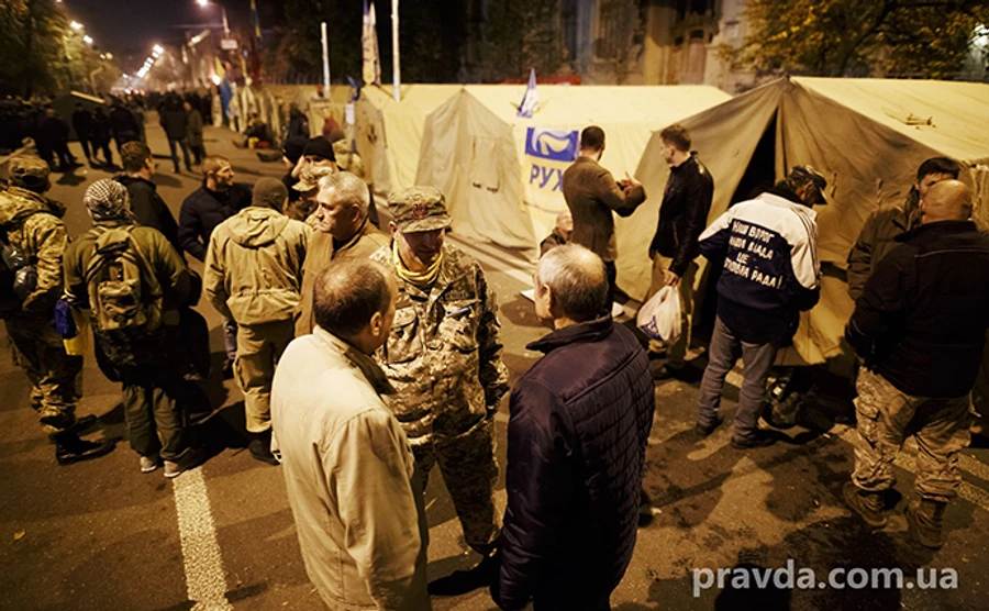 Найєм: Поліція спрацювала професійно, очеплення залишилося в районі наметового містечка