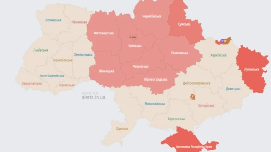 Киеву и части областей угрожала баллистика