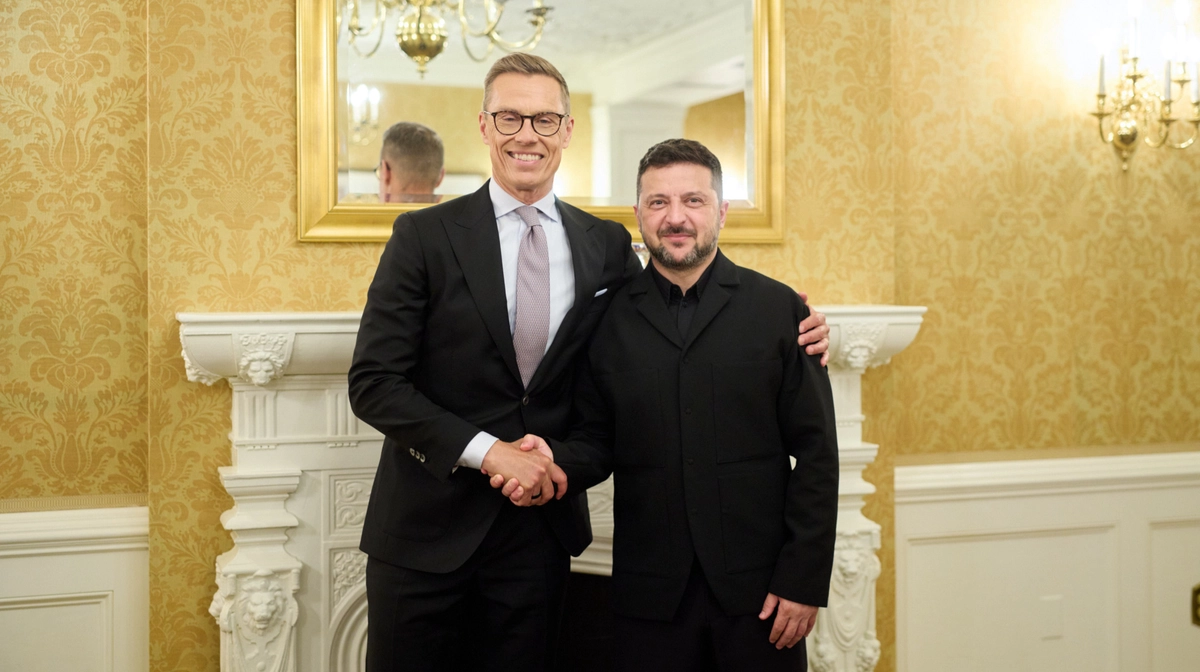 Zelenskyy meets Finnish president in US