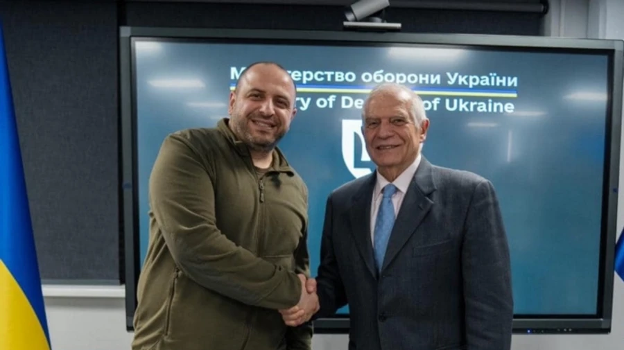 Ukraine's defence minister briefs EU delegation on capabilities of Ukrainian UAV production