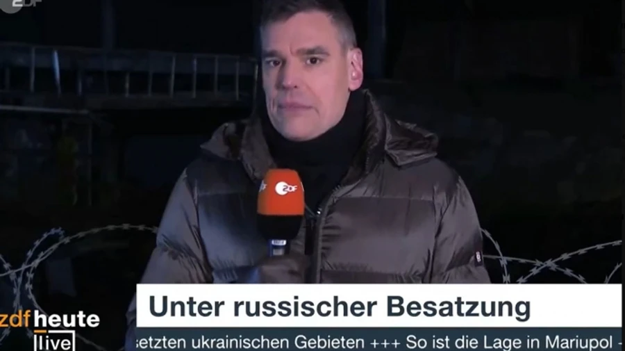 German ZDF channel films story from occupied Mariupol: Ukraine's Foreign Ministry demands explanations