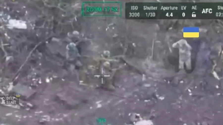 Video emerges online of Ukrainian soldiers being shot as they surrendered
