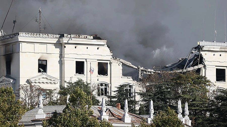 Russia's FSB detains alleged spies daily in Crimea in wake of attacks on military facilities