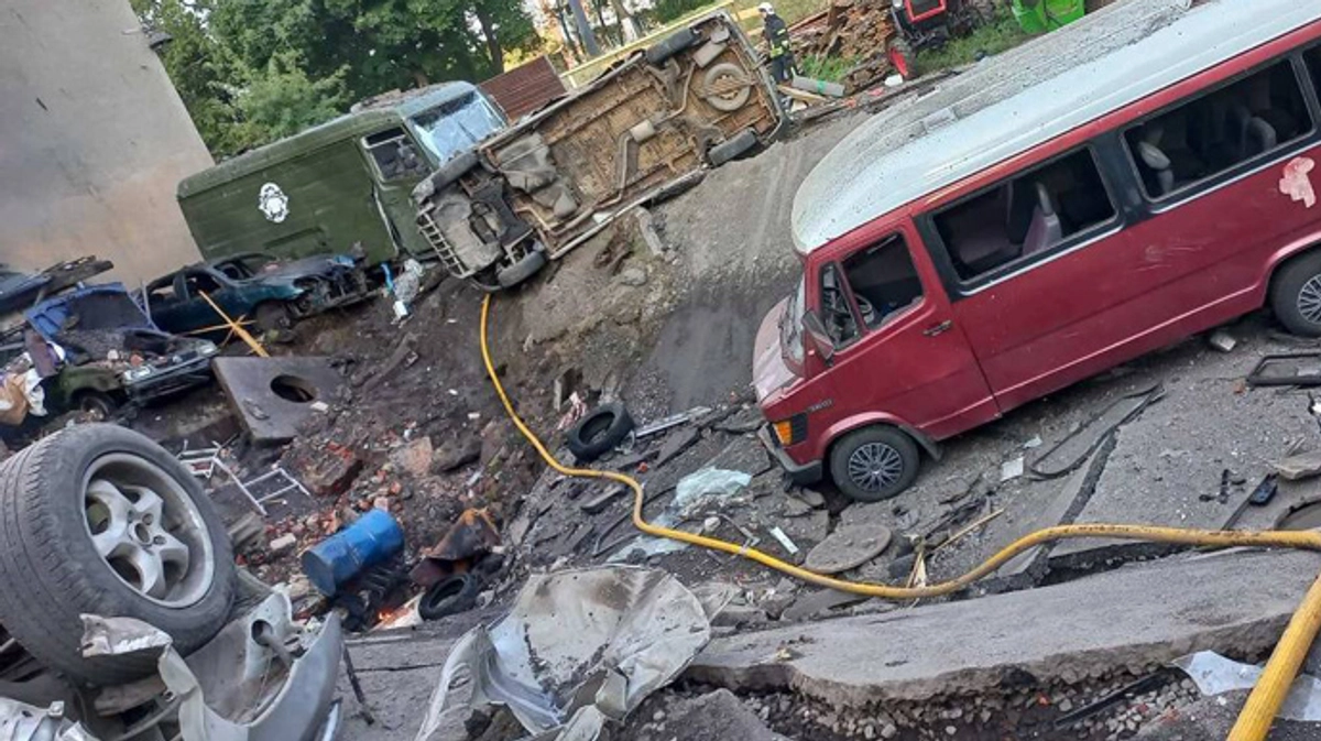 Russians launch missile attack on Kharkiv | Ukrainska Pravda