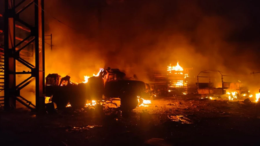 Russians shelled Kharkiv Oblast, starting 6 fires and wounding 2 children