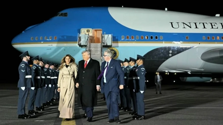 Трамп прибыл в Великобританию со вторым государственным визитом