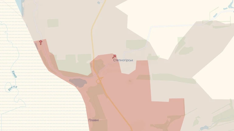 В ГУР повідомили, що бійці повернули контроль над позиціями в районі Степногірська