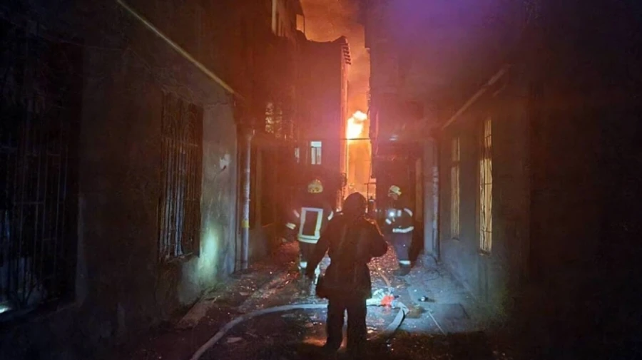 Russia launches UAV attack on Odesa, causing numerous fires and casualties – photos, video