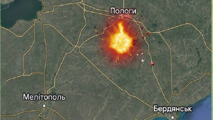 В оккупированном городе Пологи на Запорожье уничтожен штаб партии Единая Россия – Федоров