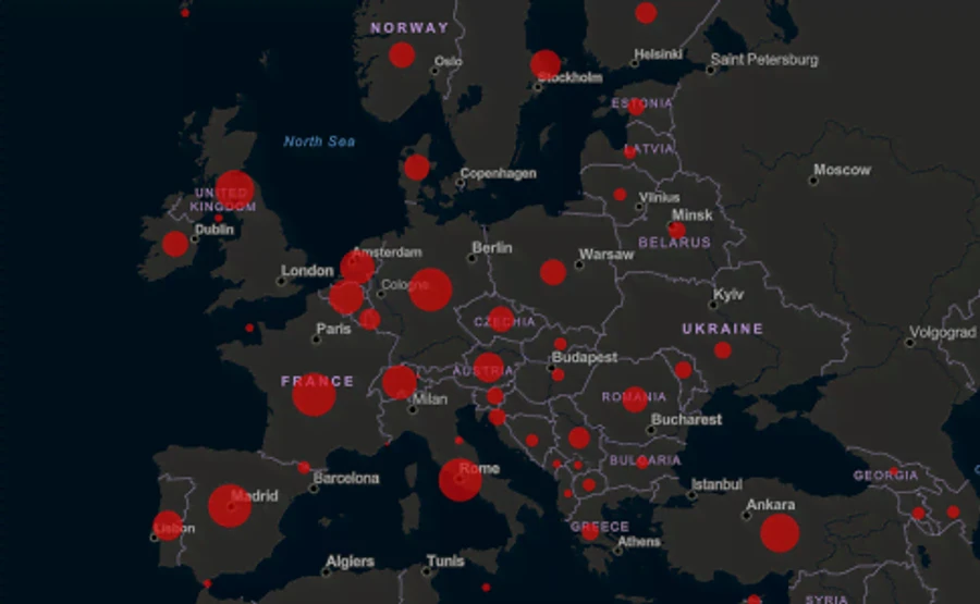 Великобритания опередила Иран по количеству заражений COVID-19