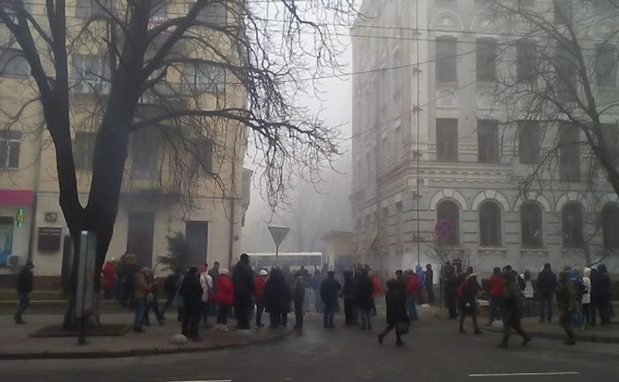 Під ІТТ, де тримають Саакашвілі, спокійно
