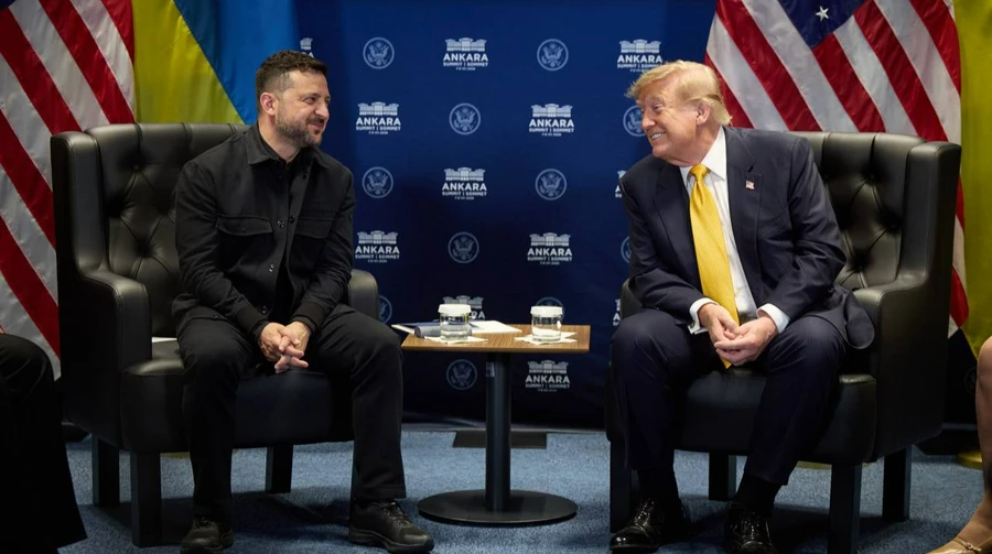 В Анкарі завершилася зустріч Зеленського й Трампа