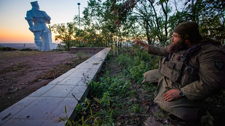 Святогорск возвращается. Как батальон Кульчицкого оборонял Святые Горы в Донецкой области, а теперь пошел в контрнаступление