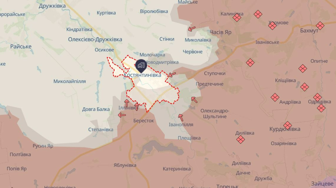РФ пропонує Україні припинити вогонь у Костянтинівці й провести передачу тіл – росЗМІ
