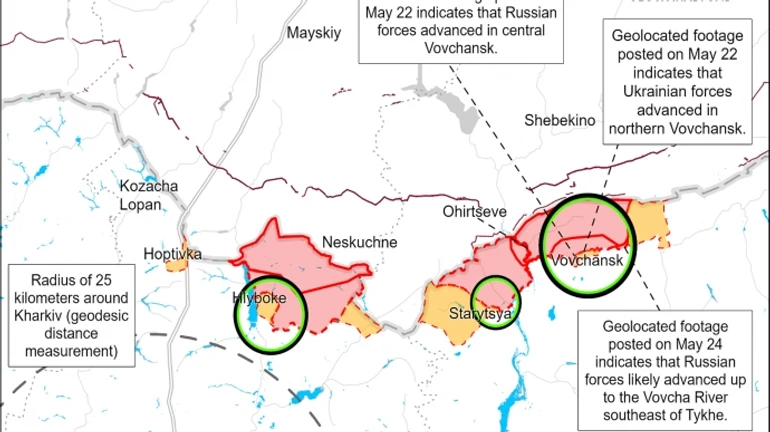Russia's premature launch of offensive in northern Kharkiv Oblast proved to be failure – ISW