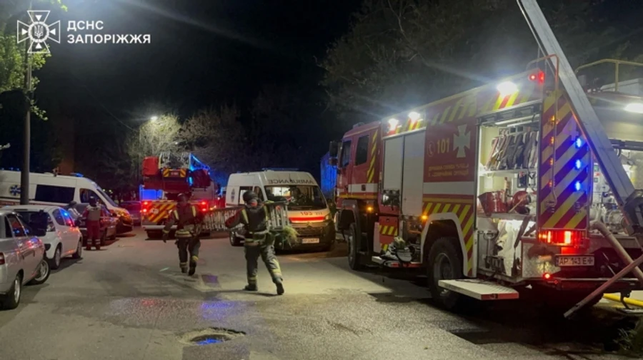 Russians attack Ukrzaliznytsia locomotive repair plant in Zaporizhzhia