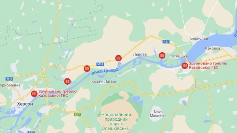 71 дом подтопило на Херсонщине, вода продолжает прибывать - ОВА