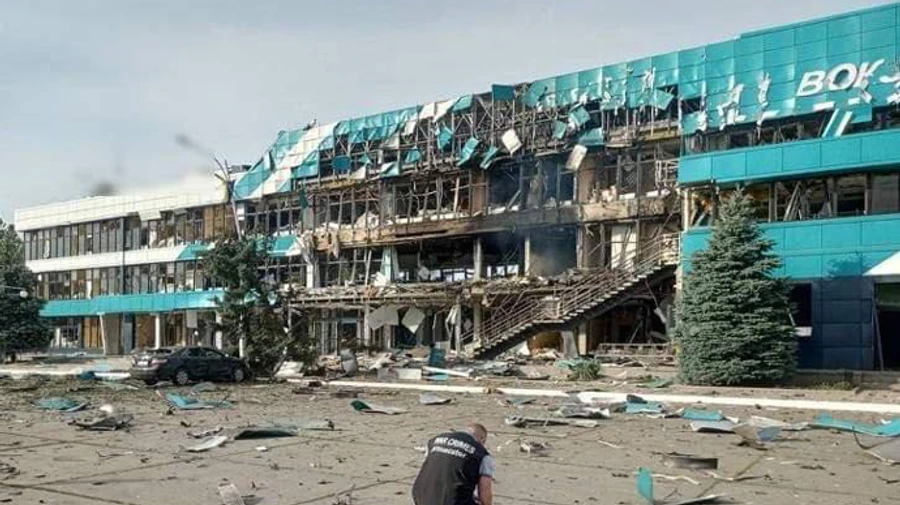 Aftermath of Russian attack on Odesa Oblast: Russian forces damage marine terminal and Danube Shipping company building