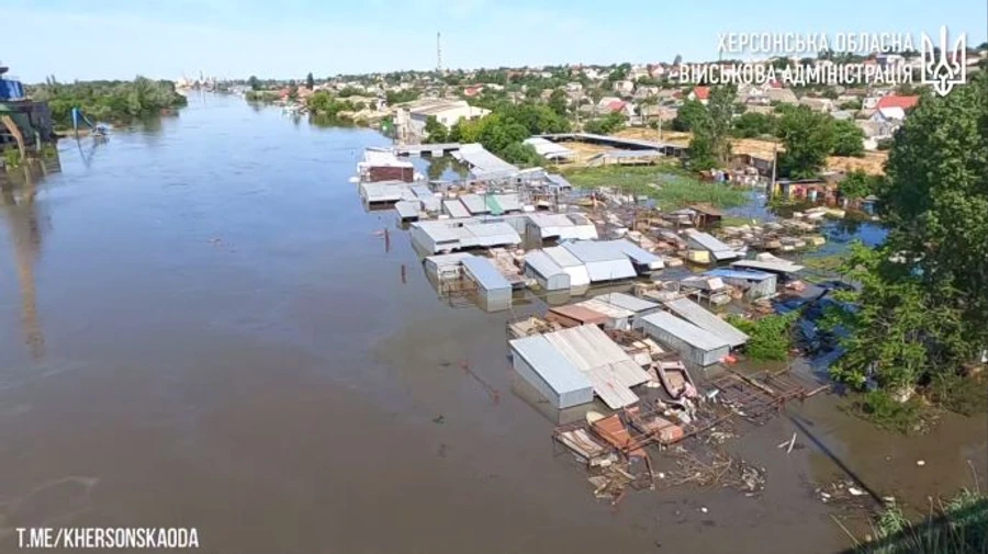 Вода з Каховського водосховища може принести до людей російські міни