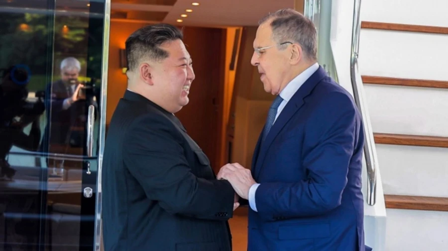 Kim Jong Un assures Russian foreign minister of North Korea's full support for Russia