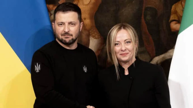 Meloni and Zelenskyy discuss talks with Russia and situation in Middle East  | Ukrainska Pravda
