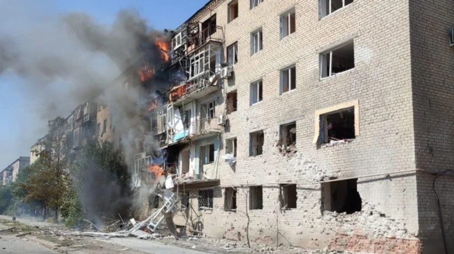 Russians strike centre of Kurakhove, killing 4 civilians – photo