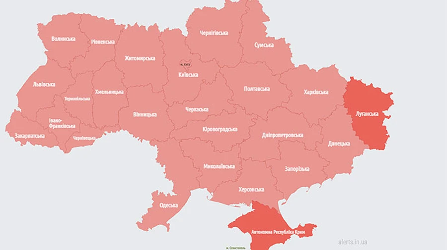 По всей Украине звучала воздушная тревога – в Беларуси взлетал МИГ