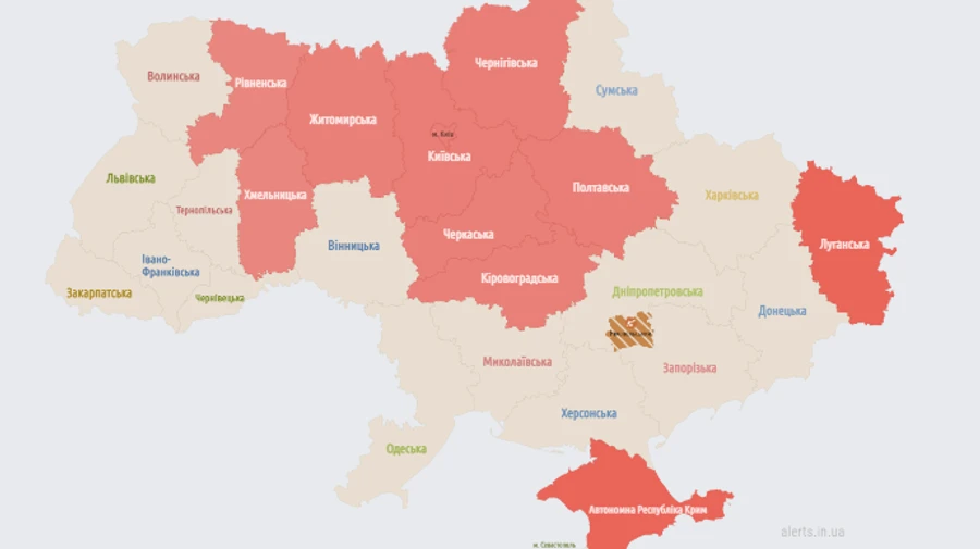 У Києві й низці областей оголошували повітряну тривогу  