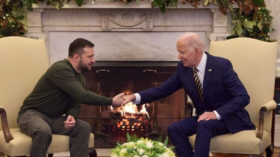 Zelenskyy thanks Biden for powerful military aid package