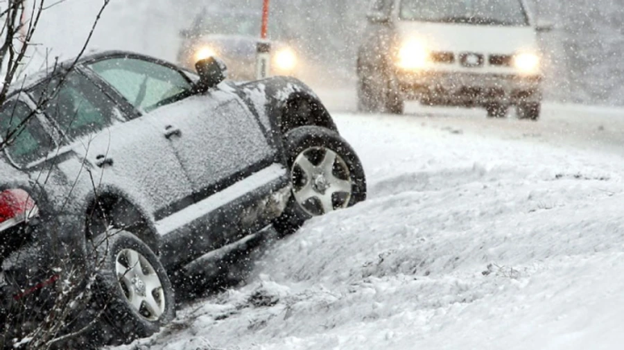 Из-за снегопада в Киеве уже 160 ДТП