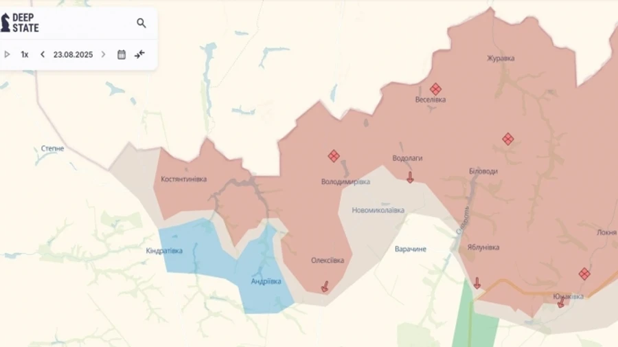 Ukrainian forces push Russians back near Andriivka in Sumy Oblast – DeepState