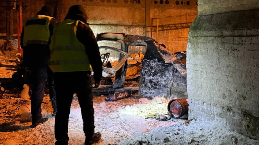 Вибух авто у Голосіївському районі Києва розслідують як теракт: під підозрою – іноземець у СЗЧ і українець